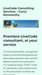 Mobile Screenshot of livecodeconsulting.com